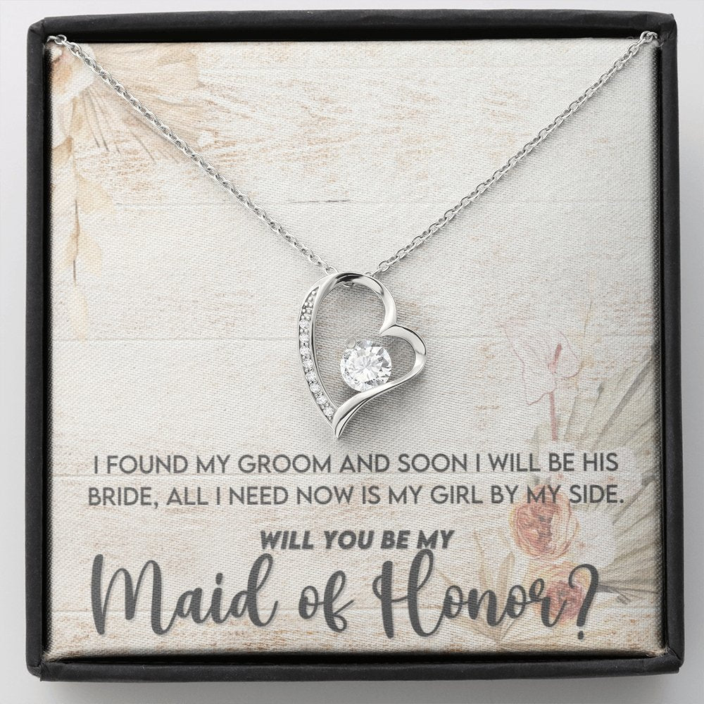 Will You Be My Maid Of Honor (Forever Love Necklace) | Jewelry | TageUnlimited