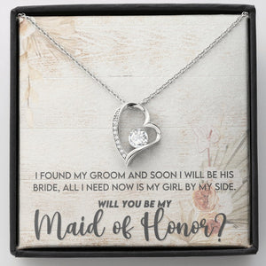 Will You Be My Maid Of Honor (Forever Love Necklace) | Jewelry | TageUnlimited