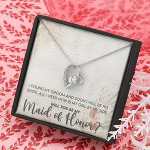 Will You Be My Maid Of Honor (Forever Love Necklace) | Jewelry | TageUnlimited