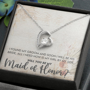 Will You Be My Maid Of Honor (Forever Love Necklace) | Jewelry | TageUnlimited