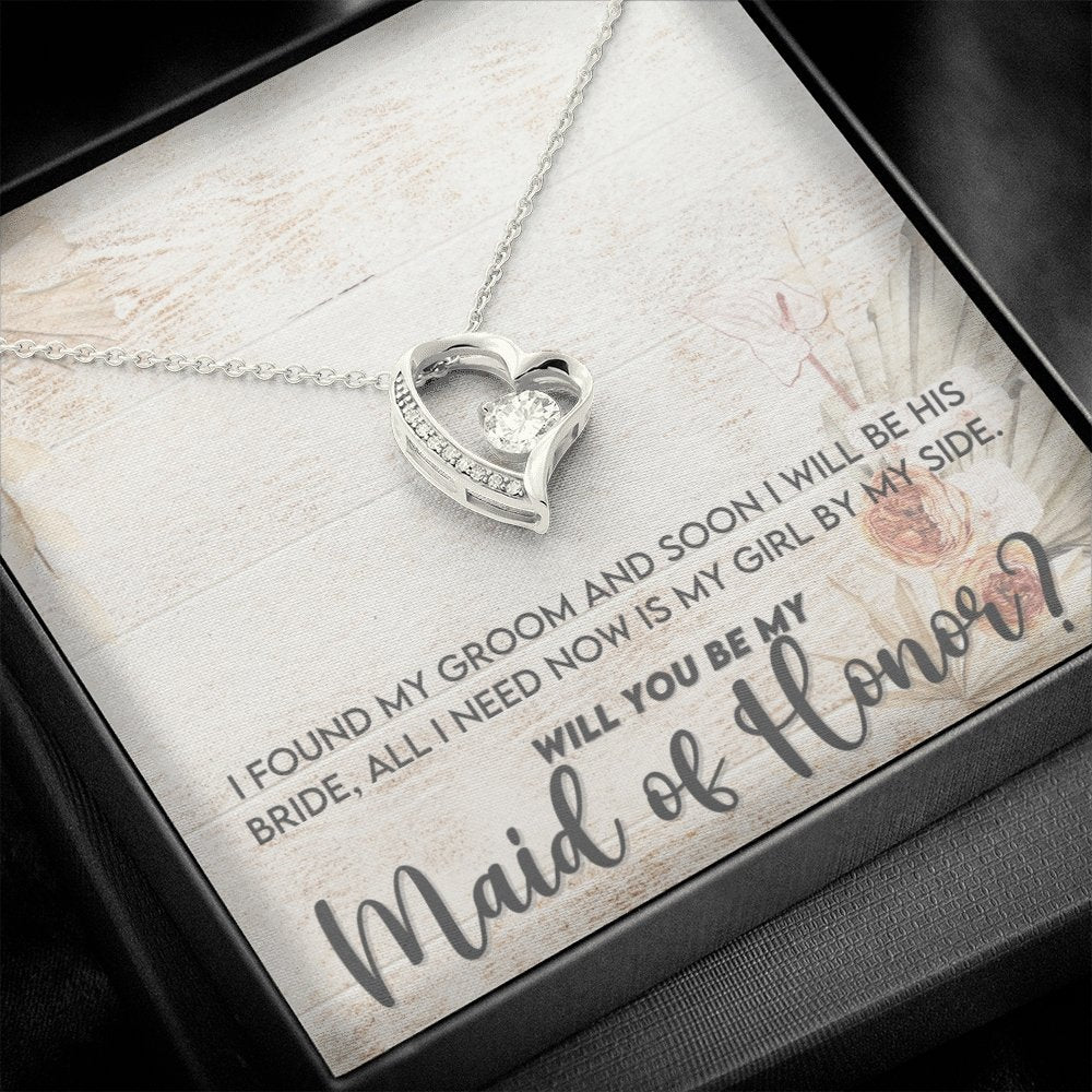 Will You Be My Maid Of Honor (Forever Love Necklace) | Jewelry | TageUnlimited