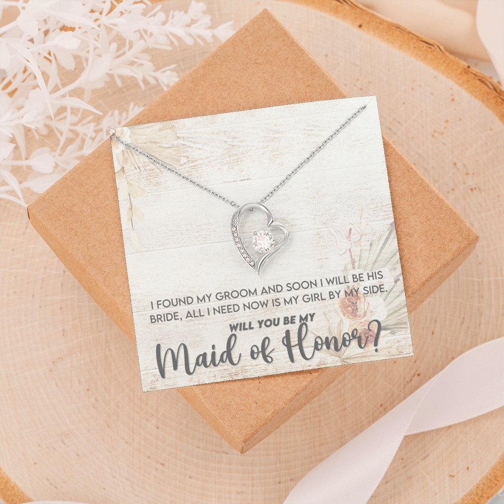 Will You Be My Maid Of Honor (Forever Love Necklace) | Jewelry | TageUnlimited