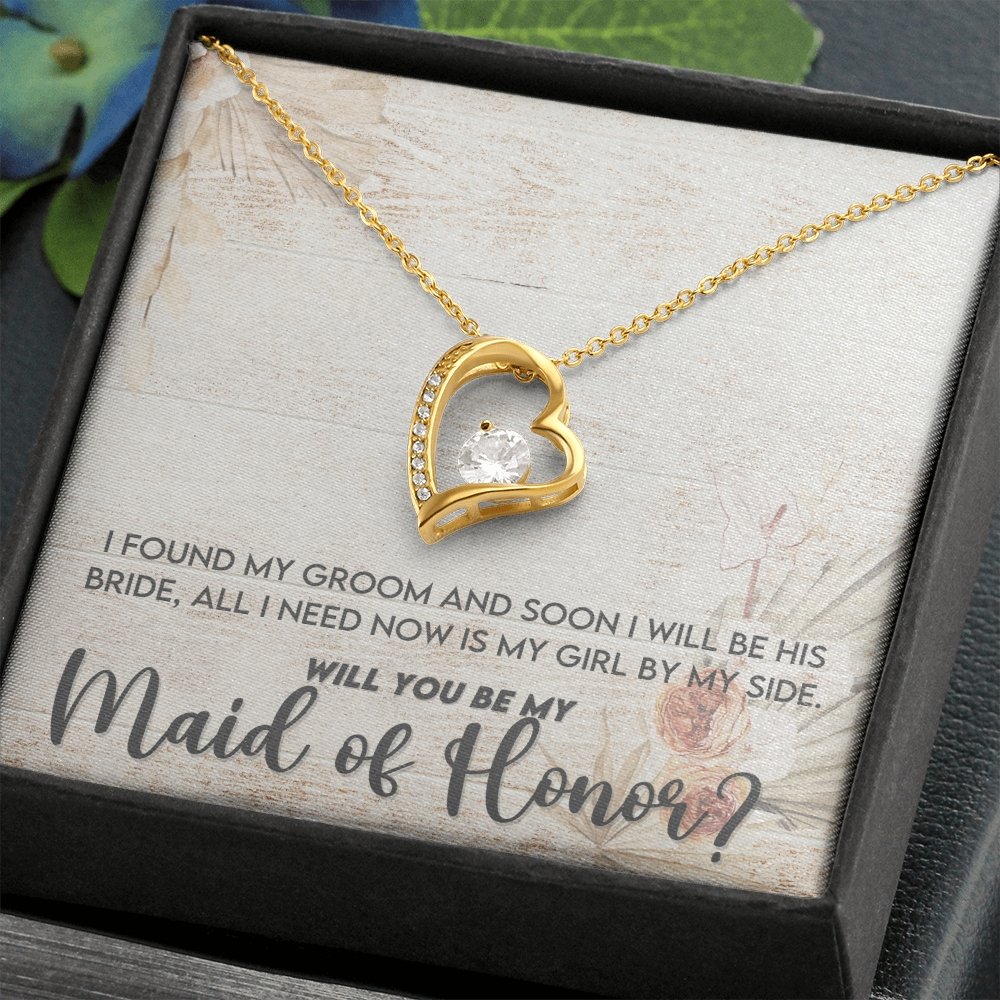 Will You Be My Maid Of Honor (Forever Love Necklace) | Jewelry | TageUnlimited