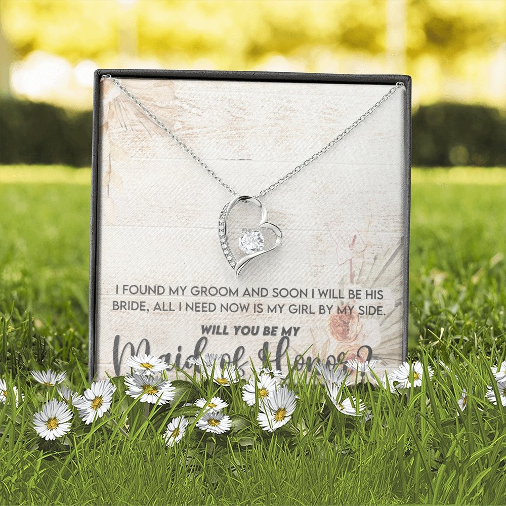 Will You Be My Maid Of Honor (Forever Love Necklace) | Jewelry | TageUnlimited