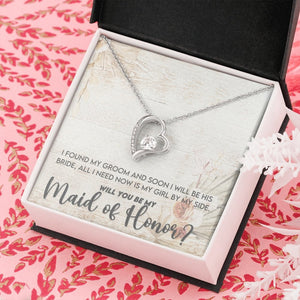 Will You Be My Maid Of Honor (Forever Love Necklace) | Jewelry | TageUnlimited