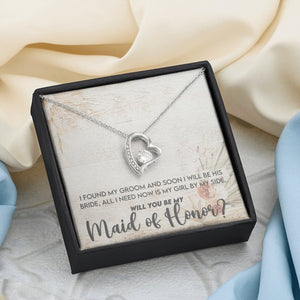 Will You Be My Maid Of Honor (Forever Love Necklace) | Jewelry | TageUnlimited
