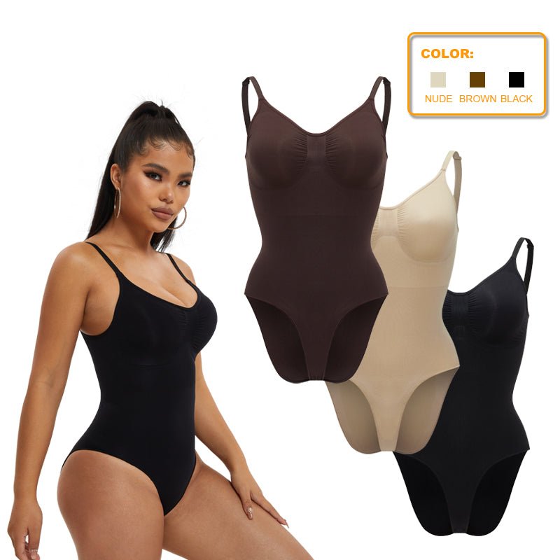 Women Adjustable Strap Tummy Control Shapewear Seamless Body Shaper Waist Slimming Shapewear Dropship Plus Size Shapers Bodysuit | Tage-Active