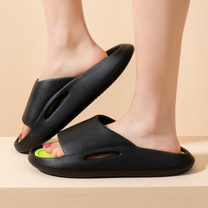 Women Men Slippers Summer Beach Ourdoor Slides Indoor Home Slippers Thick Platform Shoes Fashion Soft Flip Flops | 0 | Tage-Active