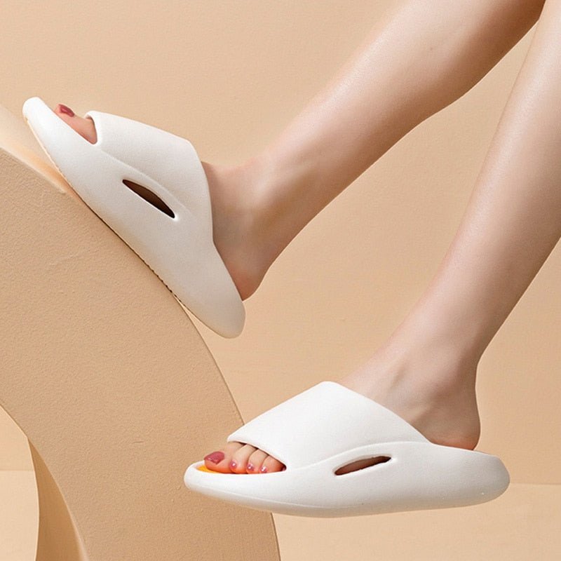 Women Men Slippers Summer Beach Ourdoor Slides Indoor Home Slippers Thick Platform Shoes Fashion Soft Flip Flops | 0 | Tage-Active