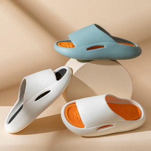 Women Men Slippers Summer Beach Ourdoor Slides Indoor Home Slippers Thick Platform Shoes Fashion Soft Flip Flops | 0 | Tage-Active