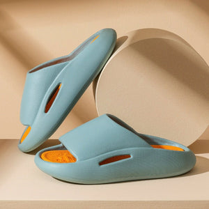 Women Men Slippers Summer Beach Ourdoor Slides Indoor Home Slippers Thick Platform Shoes Fashion Soft Flip Flops | 0 | Tage-Active
