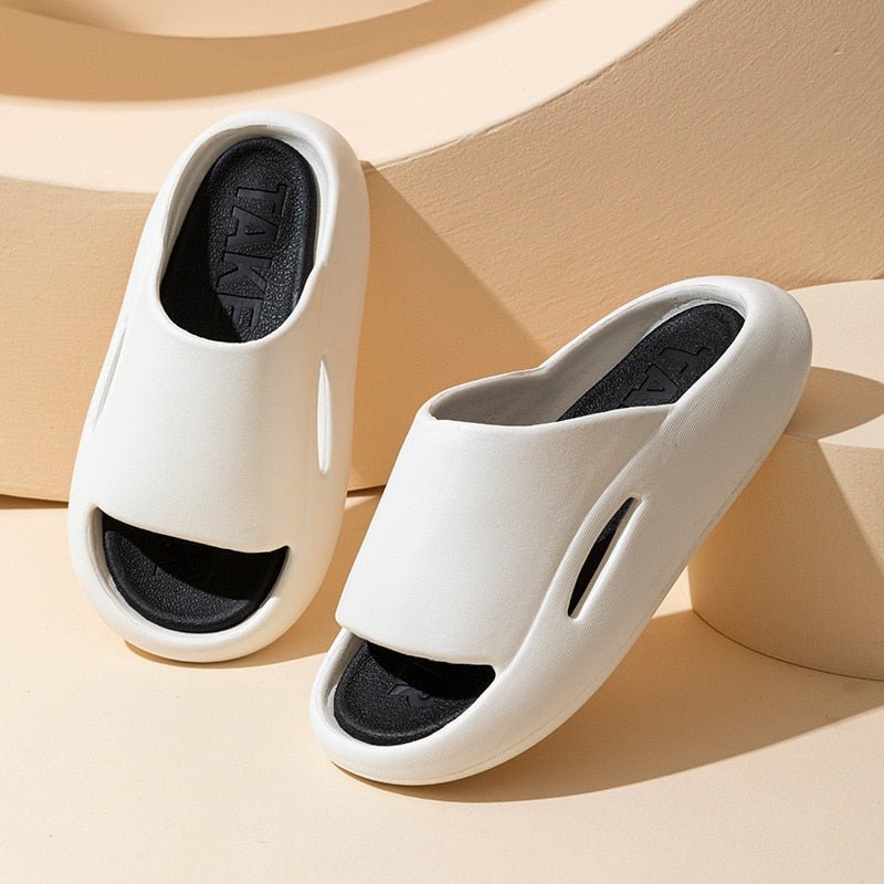 Women Men Slippers Summer Beach Ourdoor Slides Indoor Home Slippers Thick Platform Shoes Fashion Soft Flip Flops | 0 | Tage-Active