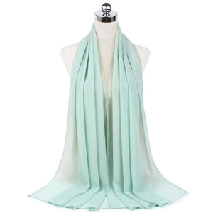 Women Muslim Chiffon Hijab Shawls Scarf Modal Cotton Jersey Hijabs Plain Soft For Woman Muslim Voile Head Wraps 70*180cm Islamic | TageUnlimited