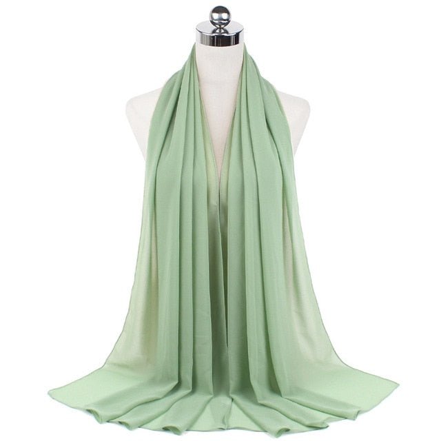 Women Muslim Chiffon Hijab Shawls Scarf Modal Cotton Jersey Hijabs Plain Soft For Woman Muslim Voile Head Wraps 70*180cm Islamic | TageUnlimited