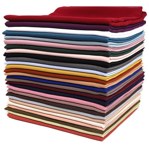 Women Muslim Chiffon Hijab Shawls Scarf Modal Cotton Jersey Hijabs Plain Soft For Woman Muslim Voile Head Wraps 70*180cm Islamic - TageUnlimited