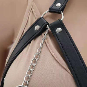Women Sexy Leather Harness chains for love Belt Chain Body Bondage Chains bound sexy lingerie bdsm lingerie Sexy Accessories | Tage-Active