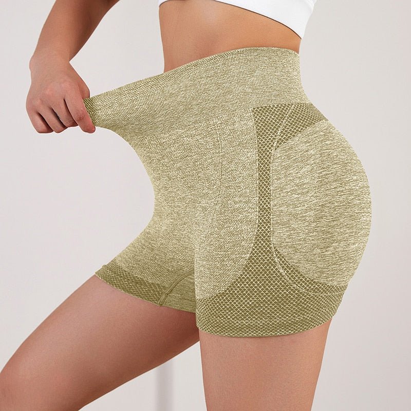 Women Yoga Shorts High Waist Belly Retraction Sports Shorts Breathable Elastic Buttock Lifting Leggings Speed Dry Sportswear Gym | 0 | TageUnlimited