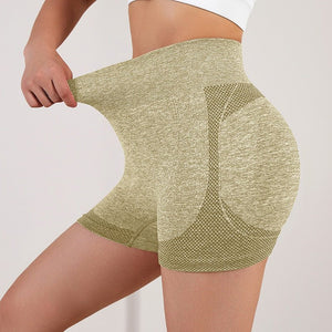 Women Yoga Shorts High Waist Belly Retraction Sports Shorts Breathable Elastic Buttock Lifting Leggings Speed Dry Sportswear Gym | 0 | TageUnlimited
