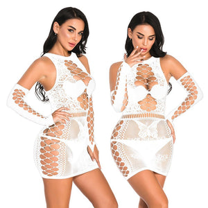 Women&#39;s Dress Lace Underwear Cardigan Tights Bodysuit for Women Plus Size Lingere Sex Lingerie Sexy Pajamas Clothes Micro Bikini | TageUnlimited