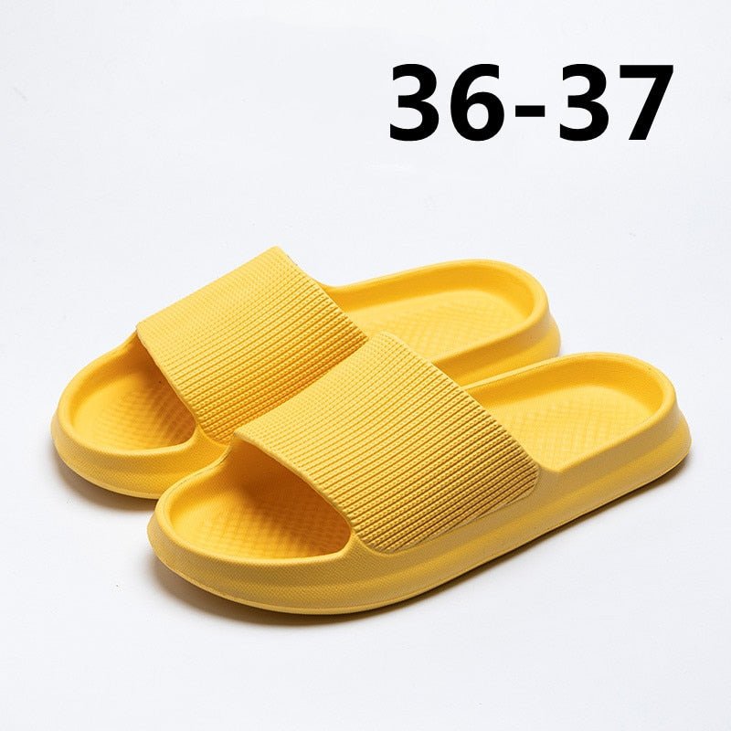 Xiaomi Thick Platform Women Bathroom Home Slippers Cloud Slippers Soft Sole EVA Indoor Slides Sandals Summer Non-slip Flip Flops | 0 | Tage-Active