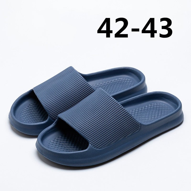 Xiaomi Thick Platform Women Bathroom Home Slippers Cloud Slippers Soft Sole EVA Indoor Slides Sandals Summer Non-slip Flip Flops | 0 | Tage-Active