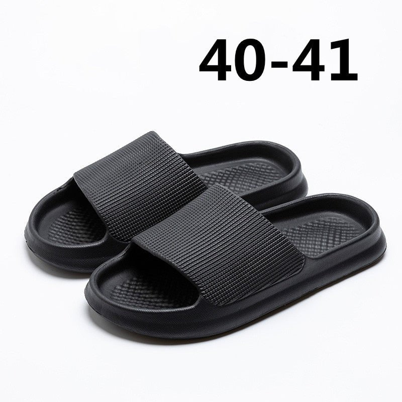 Xiaomi Thick Platform Women Bathroom Home Slippers Cloud Slippers Soft Sole EVA Indoor Slides Sandals Summer Non-slip Flip Flops | 0 | Tage-Active