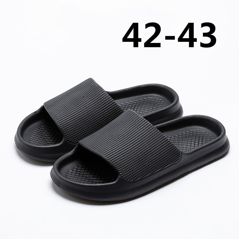Xiaomi Thick Platform Women Bathroom Home Slippers Cloud Slippers Soft Sole EVA Indoor Slides Sandals Summer Non-slip Flip Flops | 0 | Tage-Active