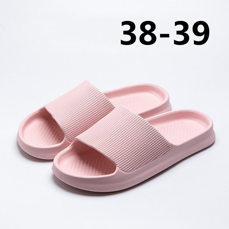 Xiaomi Thick Platform Women Bathroom Home Slippers Cloud Slippers Soft Sole EVA Indoor Slides Sandals Summer Non-slip Flip Flops | 0 | Tage-Active