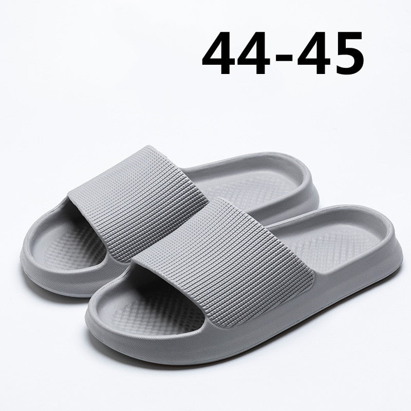 Xiaomi Thick Platform Women Bathroom Home Slippers Cloud Slippers Soft Sole EVA Indoor Slides Sandals Summer Non-slip Flip Flops | 0 | Tage-Active