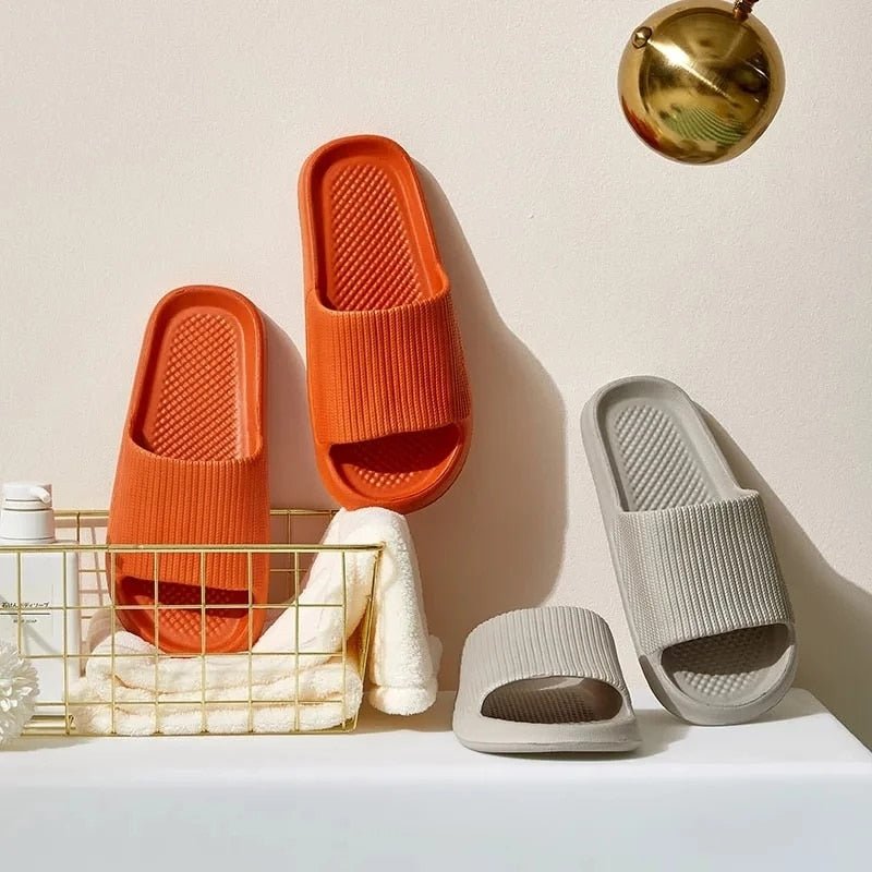 Xiaomi Thick Platform Women Bathroom Home Slippers Cloud Slippers Soft Sole EVA Indoor Slides Sandals Summer Non-slip Flip Flops | 0 | Tage-Active