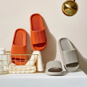 Xiaomi Thick Platform Women Bathroom Home Slippers Cloud Slippers Soft Sole EVA Indoor Slides Sandals Summer Non-slip Flip Flops | 0 | Tage-Active