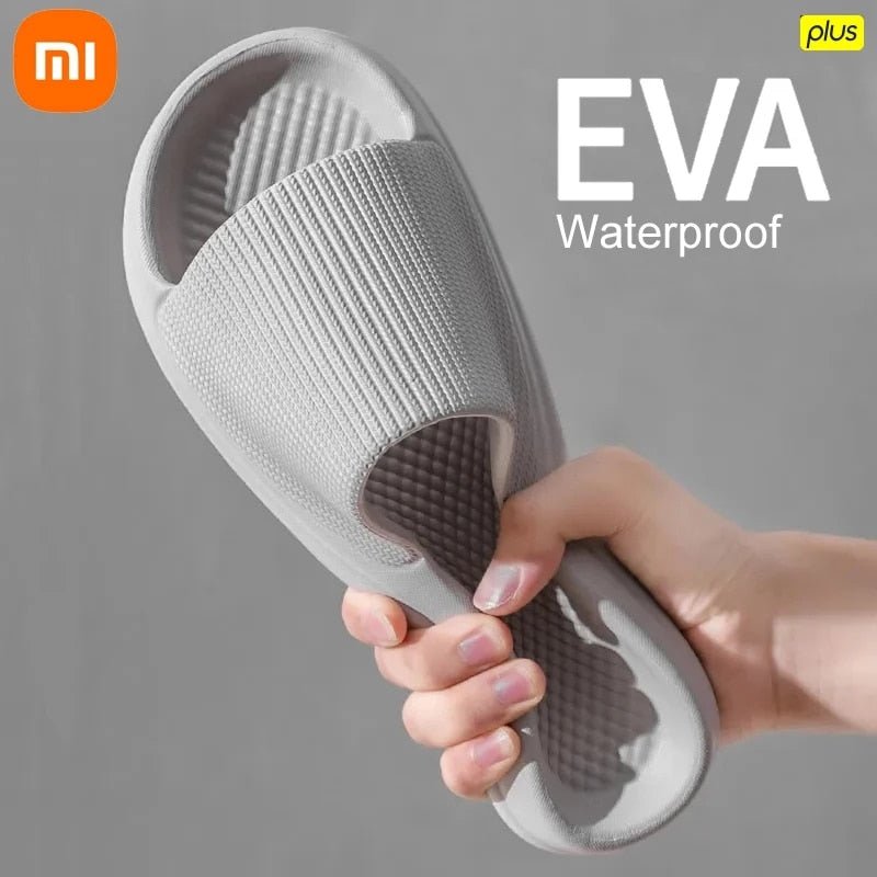 Xiaomi Thick Platform Women Bathroom Home Slippers Cloud Slippers Soft Sole EVA Indoor Slides Sandals Summer Non-slip Flip Flops | 0 | Tage-Active