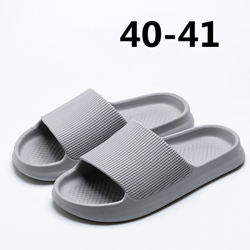 Xiaomi Thick Platform Women Bathroom Home Slippers Cloud Slippers Soft Sole EVA Indoor Slides Sandals Summer Non-slip Flip Flops | 0 | Tage-Active
