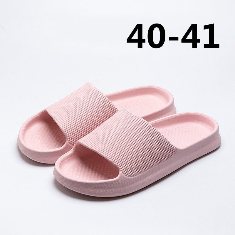 Xiaomi Thick Platform Women Bathroom Home Slippers Cloud Slippers Soft Sole EVA Indoor Slides Sandals Summer Non-slip Flip Flops | 0 | Tage-Active