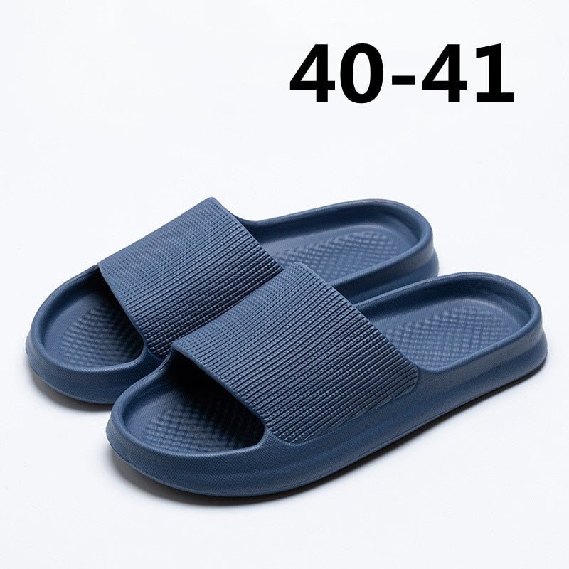 Xiaomi Thick Platform Women Bathroom Home Slippers Cloud Slippers Soft Sole EVA Indoor Slides Sandals Summer Non-slip Flip Flops | 0 | Tage-Active