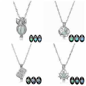 ZOVOLI Vintage Moon Luminous Glowing Moonstone Pendant Necklace Women Jewelry Long Chain Lotus Buddha Pendant Necklaces Gifts | 0 | Tage-Active